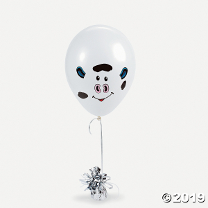 Make Your Own Farm Animal 9" Latex Balloons (1 Set(s))