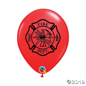 Fire Department 11" Latex Balloons (50 Piece(s))