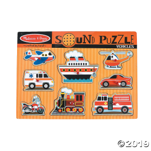 Melissa & Doug® Vehicles Sound Puzzle (1 Set(s))