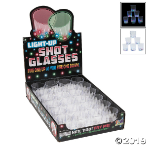 Light-Up Plastic Shot Glasses (24 Unit(s))