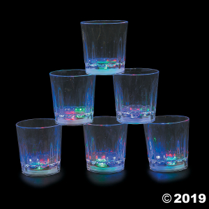 Light-Up Plastic Shot Glasses (24 Unit(s))