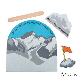 God Can Move Mountains Pop-Up Craft Kit (Makes 12)