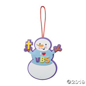 Snowman I Love VBS Ornament Craft Kit (Makes 12)