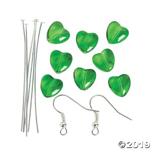 Shamrock Earrings Craft Kit (6 Pair)