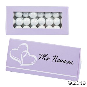 Lilac Wedding Place Card Favor Boxes (50 Piece(s))