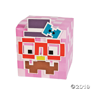 Pixilated Funny Face Box Craft Kit (Makes 12)