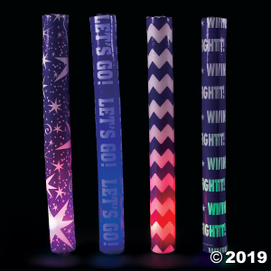 Purple Spirit Light-Up Batons (4 Piece(s))