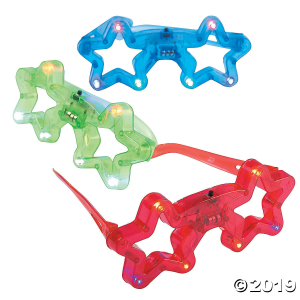Light-Up Star Shape Glasses (3 Piece(s)) Light-Up Star Shape Glasses (3 Piece(s))