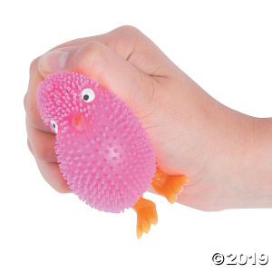 Mini Light-Up Puffer Chicks (Per Dozen)