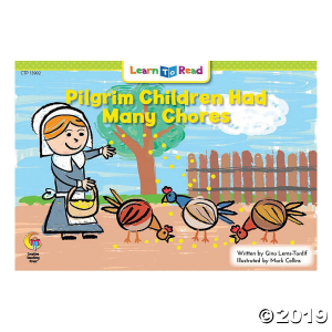 Learn To Read: Pilgrim Children Had Many Chores - Qty 6 (6 Piece(s))