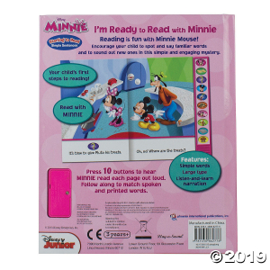 I'm Ready to Read with Minnie Mouse Sound Book - Qty 3 (3 Piece(s))