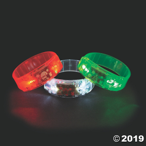 Christmas Light-Up Bracelets (Per Dozen)