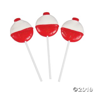 Little Fisherman Bobber Lollipops (Per Dozen)