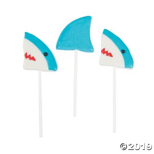 Shark Character Lollipops (Per Dozen)