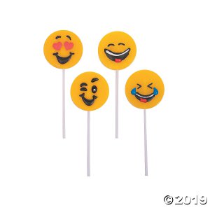 Emoji Frosted Lollipops (Per Dozen)