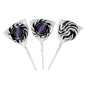 Personalized Rock 'N' Roll Swirl Lollipops (24 Piece(s))
