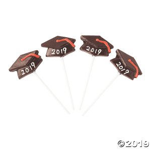 2019 Graduation Mortarboard Lollipops (Per Dozen)