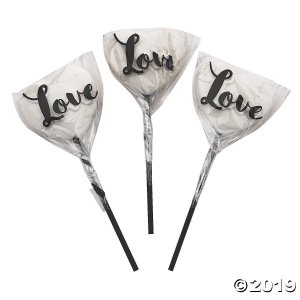 Love Heart Lollipops (Per Dozen)
