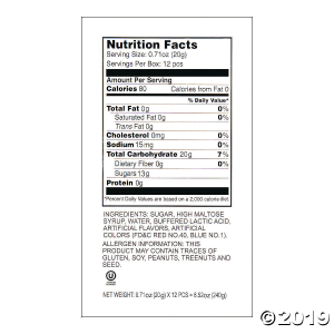 Kidsmania® Laser Pops Candy (Per Dozen)