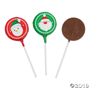 Christmas Chocolate Lollipops (30 Piece(s))