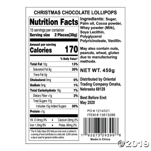 Christmas Chocolate Lollipops (30 Piece(s))