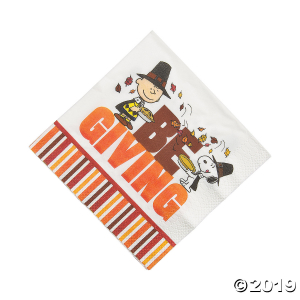 Peanuts® Thanksgiving Luncheon Napkins (16 Piece(s))