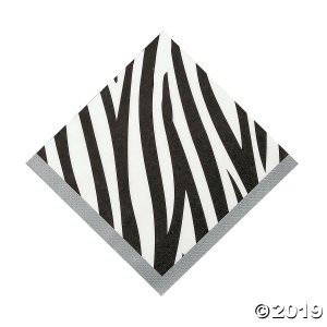 Zebra Luncheon Napkins (16 Piece(s))