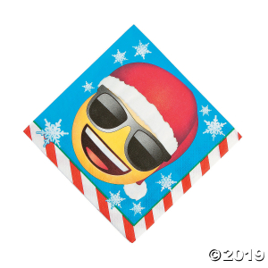 Emoji Christmas Luncheon Napkins (16 Piece(s))