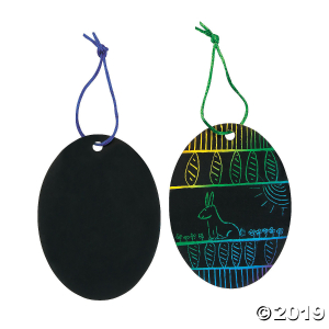 Magic Color Scratch Easter Egg Ornaments (Makes 24)