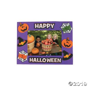 Halloween Friends Picture Frame Magnet Craft Kit (Makes 50)