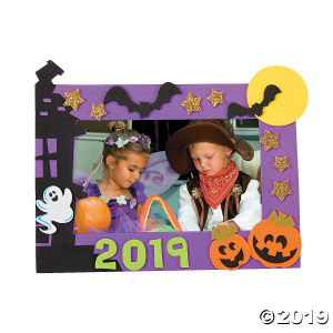 Halloween Picture Frame Magnet Craft Kit (Makes 12)