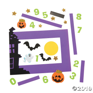 Halloween Picture Frame Magnet Craft Kit (Makes 12)