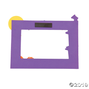Halloween Picture Frame Magnet Craft Kit (Makes 12)