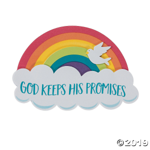 God Keeps His Promises Rainbow Magnet Craft Kit (Makes 12)