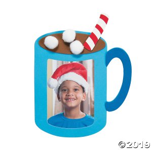 Hot Cocoa Picture Frame Magnet Craft Kit (Makes 12)