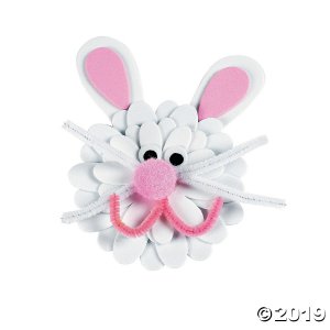 Flower Bunny Magnet Craft Kit (Makes 12)