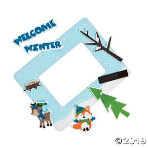 Winter Woodland Picture Frame Magnet Craft Kit (Makes 12)