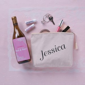Personalized Canvas Makeup Bag (1 Piece(s))