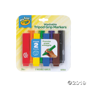 8 Color Crayola® My First Tripod Grip Washable Markers (1 Set(s))