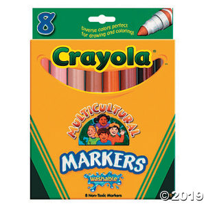 8-Color Multicultural Crayola® Markers (6 Set(s))