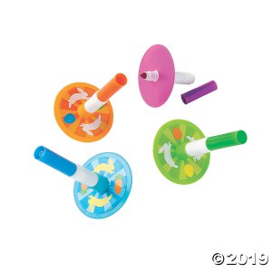 4-Color Easter Spin Top Markers (Per Dozen)