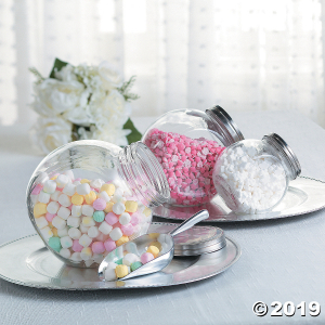 Glass Candy Jar Set (1 Set(s))