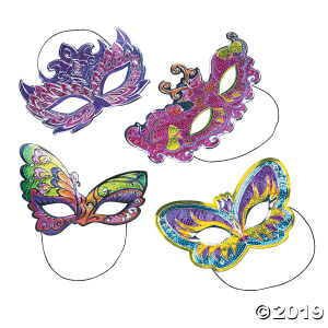 Shiny Mask Assortment (Per Dozen)