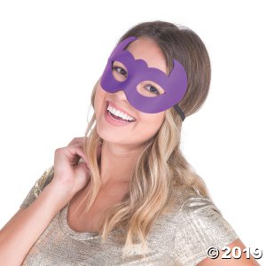 Mardi Gras Horn-Shaped Masks (Per Dozen)