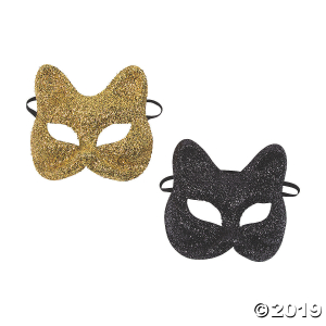 Cat Masquerade Masks (Per Dozen)