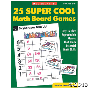 25 Super Cool Math Board Games (1 Piece(s))