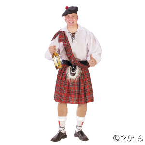 Men's Scottish Kilt Costume (1 Piece(s)) Men's Scottish Kilt Costume (1 Piece(s))