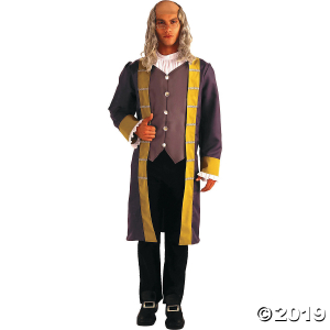 Men's Ben Franklin Costume (1 Set(s)) Men's Ben Franklin Costume (1 Set(s))