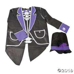 Adult's Day of the Dead Costume Kit (1 Set(s))