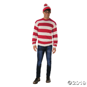 Men's Deluxe Where's Waldo Costume - Extra Large (1 Piece(s))